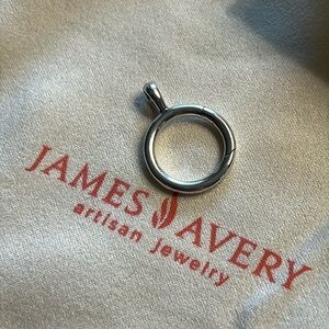 James Avery charm holder. Sterling silver